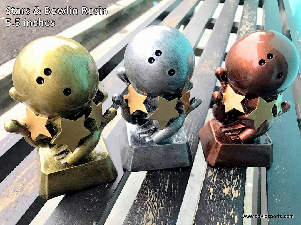 Star & Bowl Resin — David Sports & Engraving
