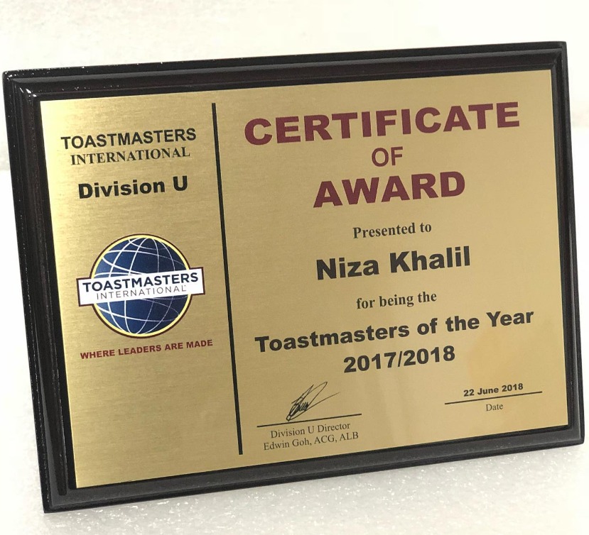 Customised Design Plaque with Gold Aluminium Plate — David Sports & Engraving