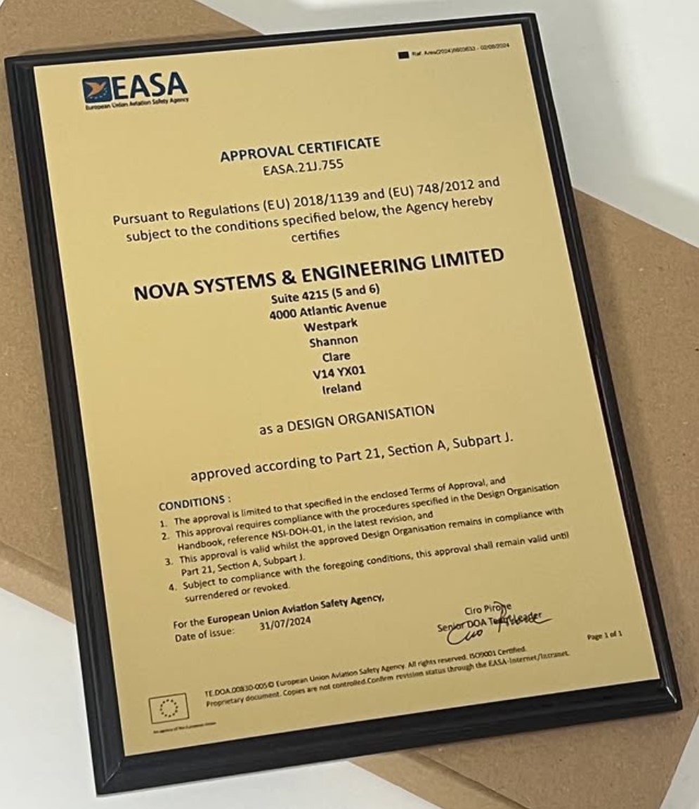 Cert EASA — David Sports & Engraving