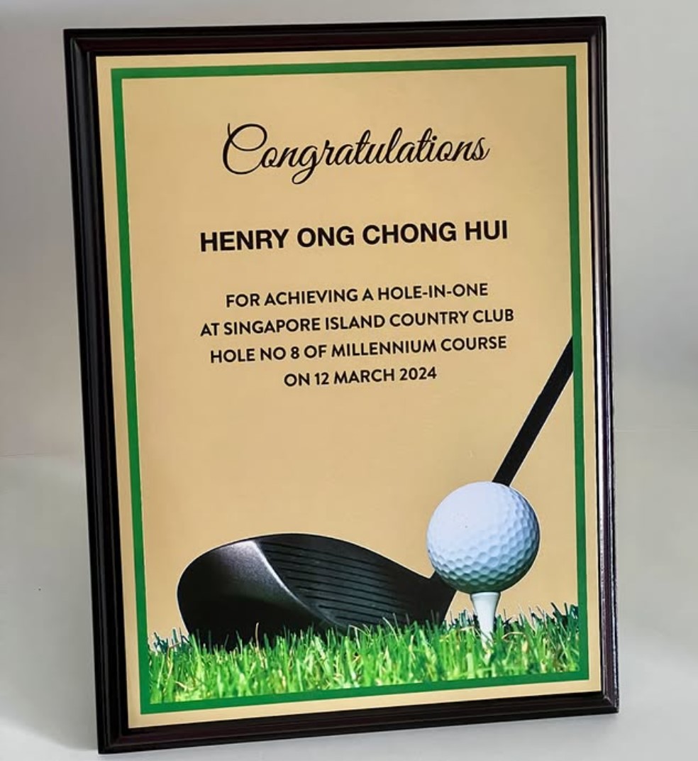 Plaque - HIO — David Sports & Engraving