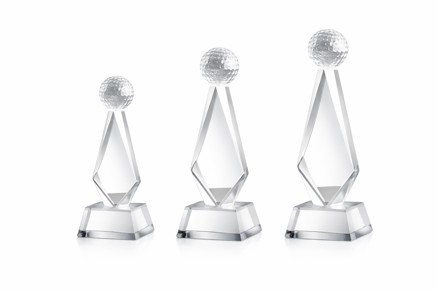 Elegant Crystal Golf — David Sports & Engraving