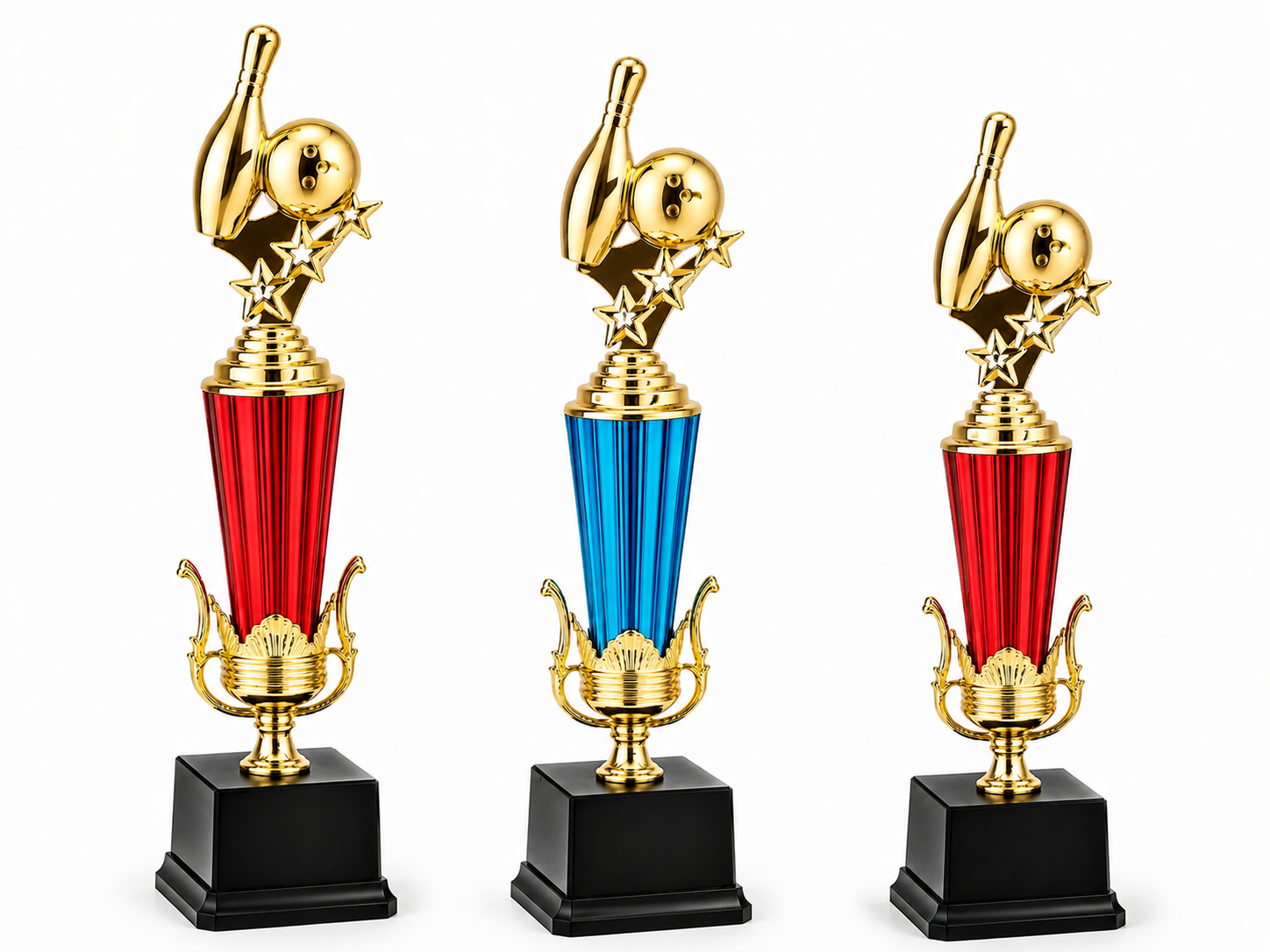Bowling - Red / Blue Riser Series — David Sports & Engraving