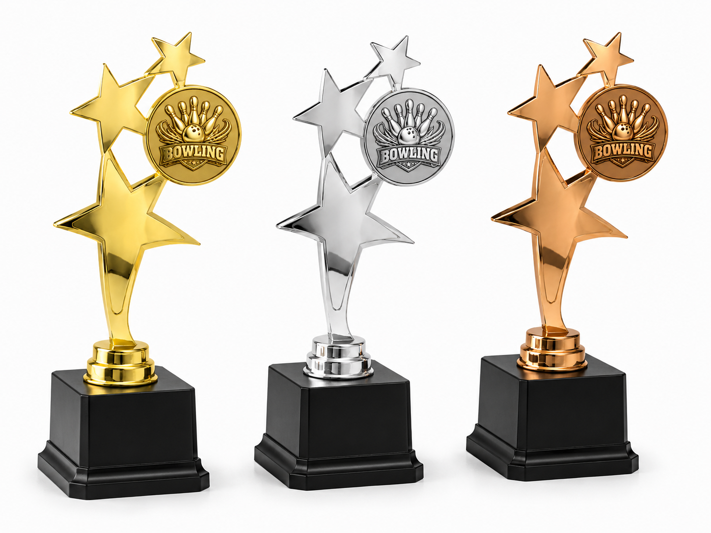 Mylar TriStar with Bowling Logo — David Sports & Engraving