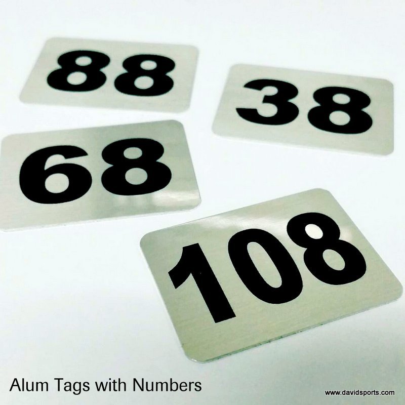 Number Plates - UV Embossing — David Sports & Engraving